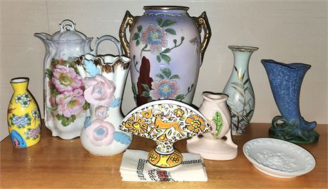 Assorted Vases, Dishes