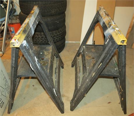 Plastic Folding Sawhorses