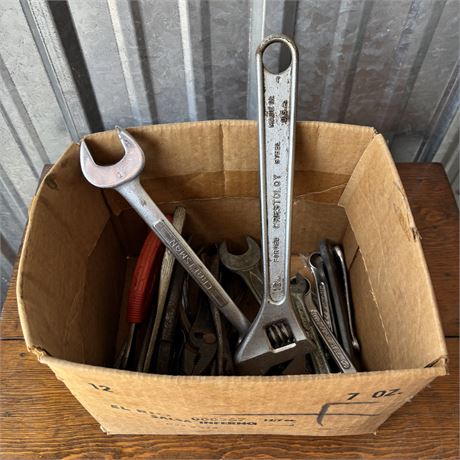 Various Pliers and Wrenches Lot