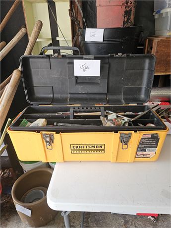 Craftsman Tool Box with Misc. Hand Tools