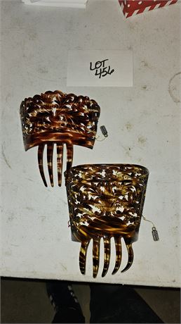 Vintage Tortoise Shell Hair Combs