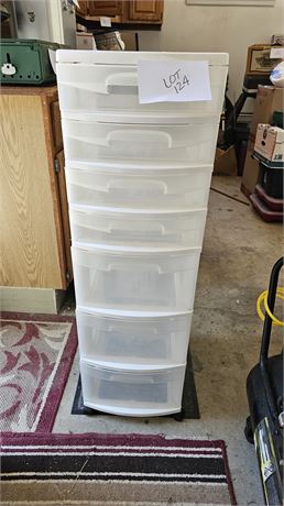 Plastic Storage Drawer Tower