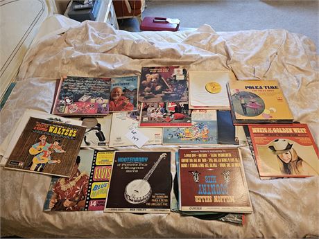 Mixed Album Lot : Western / Bluegrass & More