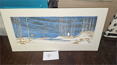 Signed Robert Alexander "North Inlet" Water Color Print