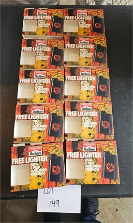 Marlboro Old Store Stock Lighter Lot x10