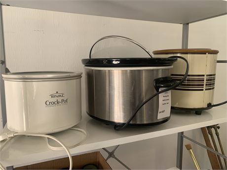 Rival Crock-Pot Slow Cooker Lot