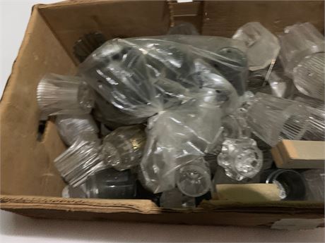 Clear Acrylic Replacement Faucet Handles/Knobs Plumbing Lot (1 Box)