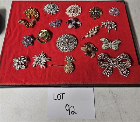 Vintage Rhinestone Jewelry Lot- Weiss, Austria, Coventry & More