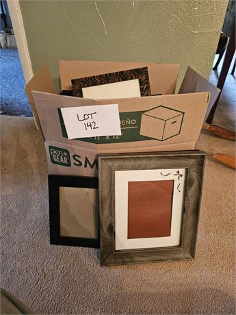 Mixed Picture Frame Lot- Size, Color & Maker Vary