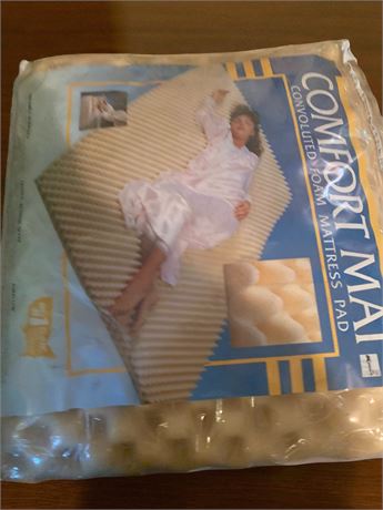 Comfort Mat Egg Crate Foam Mattress Pad (Twin Size)