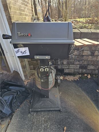 Turco Propane Gas Grill with Cover