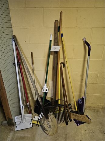 Rake / Shovel / Mops / Canes & More