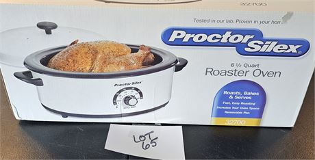 Lightly Used Proctor Silex 6.5qt Roaster Oven
