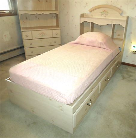 Twin Bed With Drawers