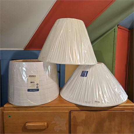 (3) NEW Lamp Shades