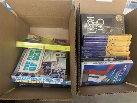 Misc Paperback Books & DVD Lot