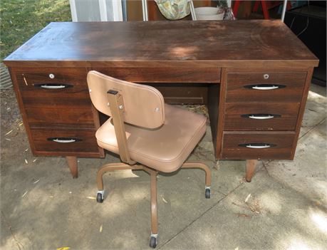Desk, Chair