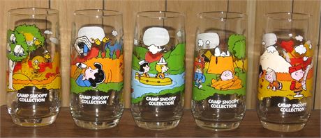 McDonald's Camp Snoopy Collection Glassware