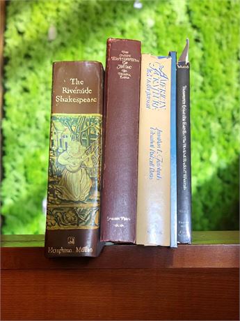 Book Lot of 5: The Riverside Shakespeare, Treasures of the Earth & More