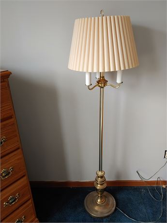 Brass 3-Way Floor Lamp