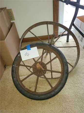 Antique Cast Metal Utility Wheels