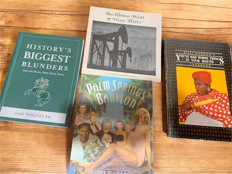 Comedy Book Lot - History's Biggest Blunders, Palm Springs Babylon & More