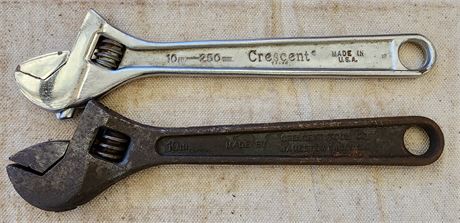 2 10" Crescent Wrenches