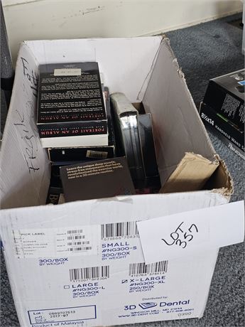 Box of Mixed VHS Tapes