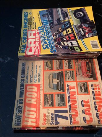 Vintage Car Magazine Lot - Hot Rod & Car Craft