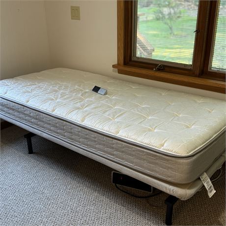 ADJUSTABLE Hi-Low Twin Bed XL with Sleep Number C2 Mattress