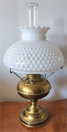 Milk Glass Lamp