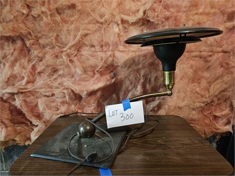 Vintage Metal Industrial Table Lamp