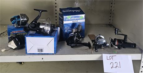 Mixed Reels- Shakespeare, Johnson, Zepco & More