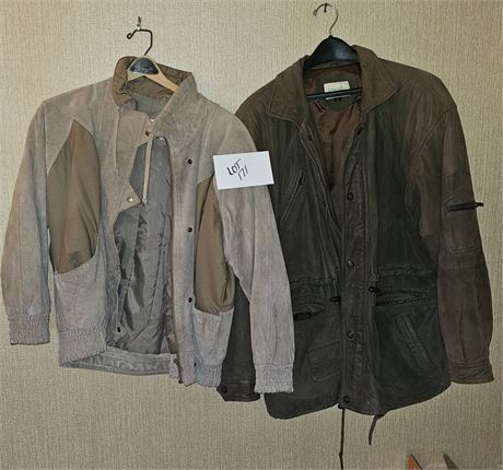 St. John's Bay Size LG Suede Coat, Jack Set Size Med Suede Coat