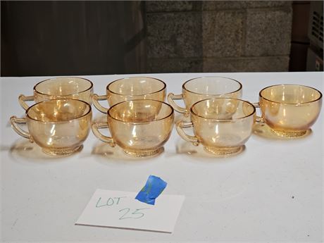 Carnival Glass Marigold Cups