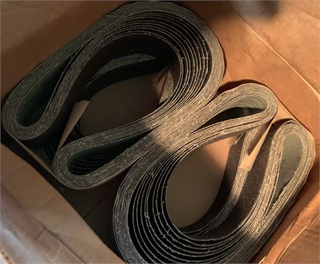 Industrial-Grade Sanding Belts 50 Count Each (2 Boxes)