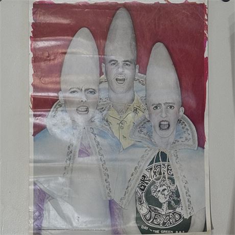 1978 Coneheads, Saturday Night Live, Nat'l Broadcasting Co. Medina, OH Poster