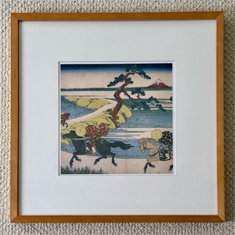 Square Framed Asian Fine Art Print - 20 5/8 x 20 5/8"