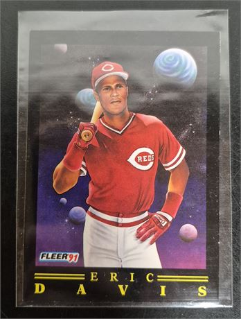 1991 Fleer Eric Davis Card