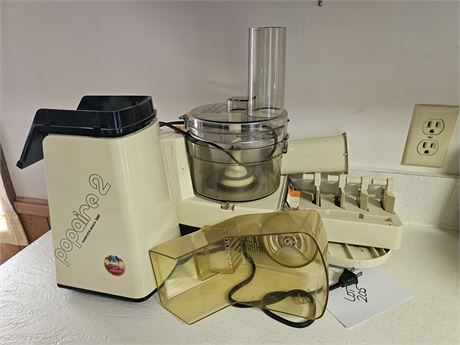 Popaire 2 & GE Food Processor