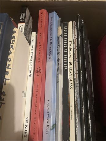 Glass Collecting Book Lot