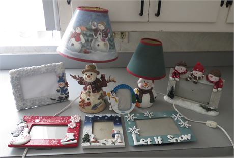 Christmas Lamps & Christmas Frames