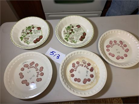 Pie Plate Lot By Royal China Sebring Ohio