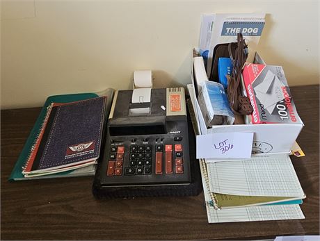 Adding Machine & Office Supplies