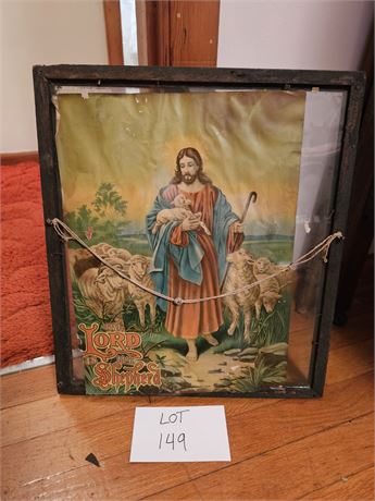 The Lord Is My Shepard Early 1900's Print