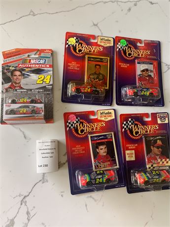 NASCAR Jeff Gordon Winners Circle, Walmart Special, Lionel Race Car Lot of 5