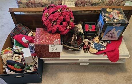 Large Christmas Cleanout- Ornament's, Decor & Much More