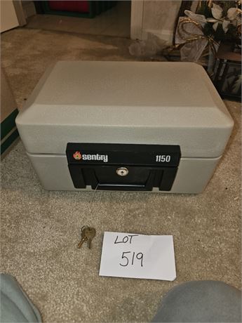 Sentry 1150 Lockbox Safe with Keys