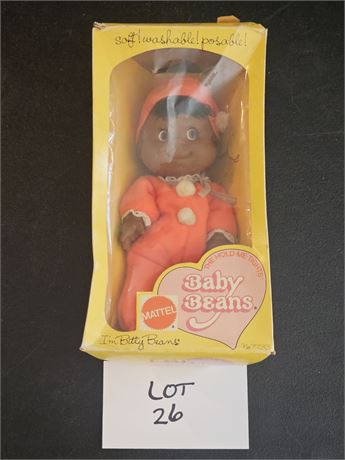 Vintage Bitty Beans "Baby Beans" #7733 Baby Doll In Box