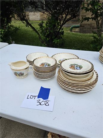 Cronin China Co. NBO Potters China Set 25+ Pieces